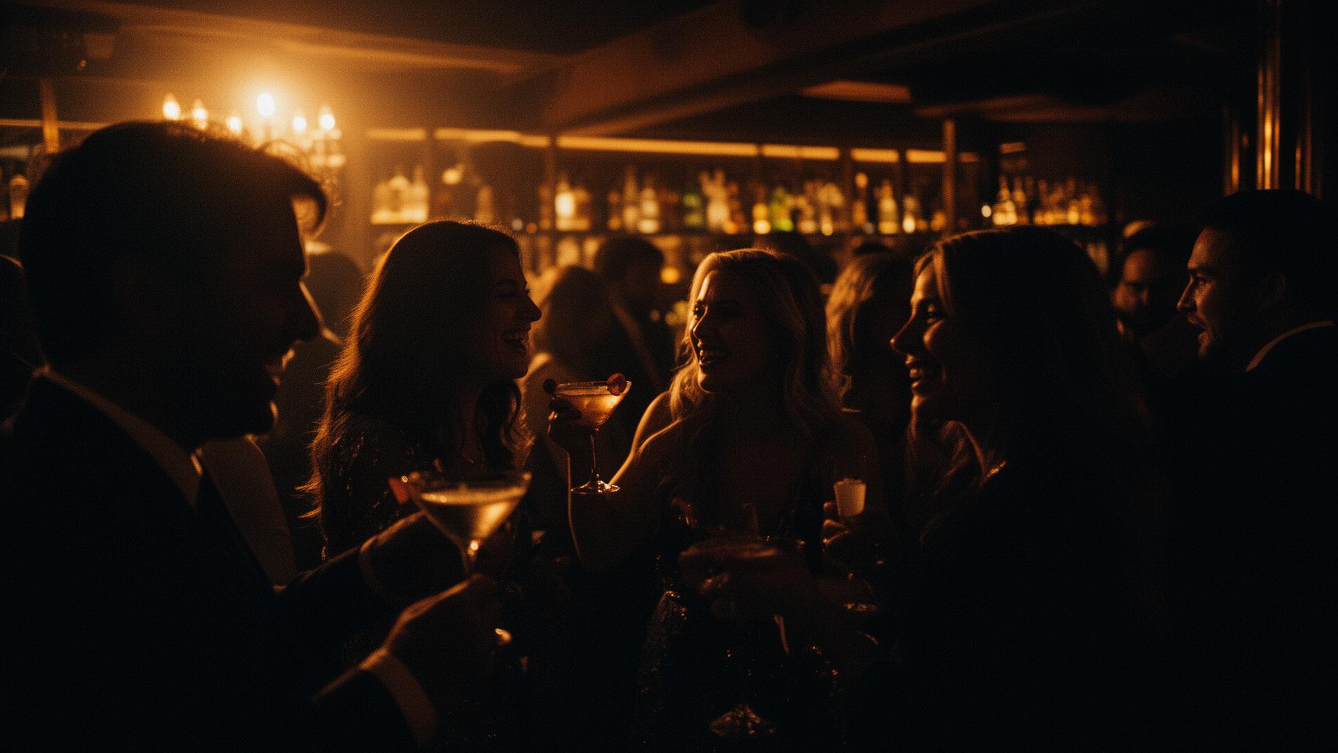 Guests celebrating at ACES